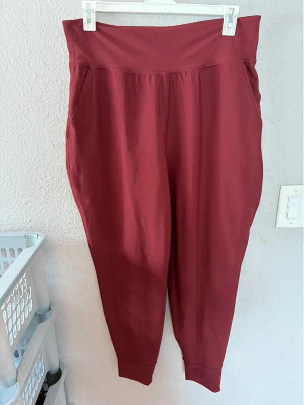 Old Navy Active Powersoft High-Rise Jogger Go-Dry Red size XL Tall